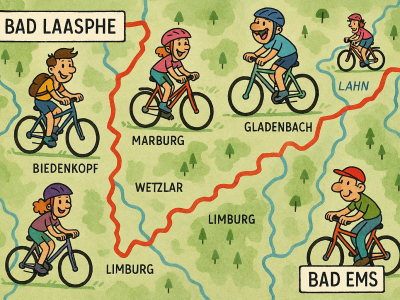 2026 - Lahn Radtour Bad Laasphe - Bad Ems